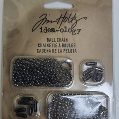 Tim Holtz Idea-ology Ball Chain Metal Scrapbooking Embellishments