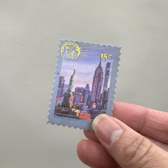 New York City Washi Paper Stamp Stickers Travel Journal Collage