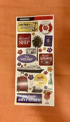 Alaska Scrpbook Album, Alaska stickers and diecut embelishments