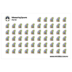 Measuring Spoons Planner Stickers – Bakery Cooking Tools