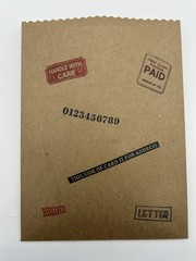 Mini Ephemera Pack – Vintage Postal Theme w/ FDC, Stamps, Tags, Scrap Bits