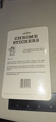 Vintage Stickers BJ Decal Specialties Chrome Rainbow Balloons RARE 1 Sht 1 Pkg