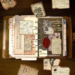 Vintage Journaling Stickers,Scrapbook Supplies for Planners,100Pcs Junk Journ…