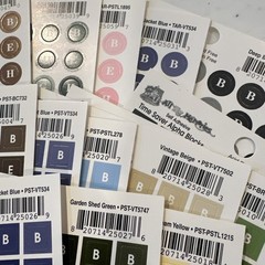 Lot Of 24 Sheets All My Memories Alphabet Stickers Alpha Blocks Alpha Rounds