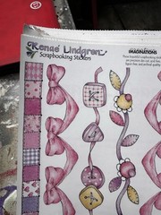 Creative Imaginations Renae Lindgren 5.5x12inch Sticker ~ Baby Girl Lot Of 5