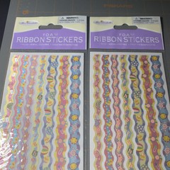 Miss Elizabeth’s- Glitter Ribbon Stickers 4 packages Card Making Crafts