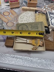 Mixed Scrapbook Junk Journal Shadow Box Lot 8- Paper Dolls – Cardstock/Stamps