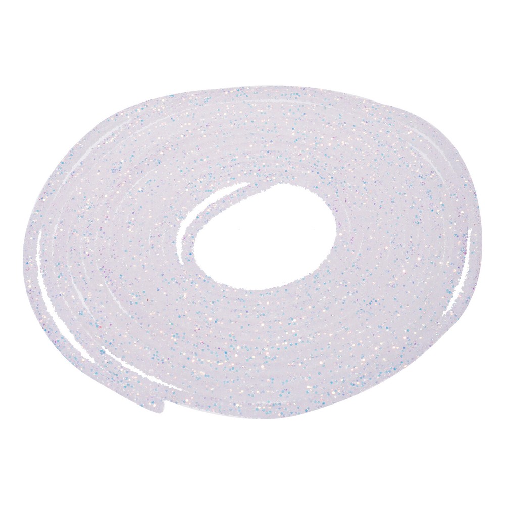 5 Yard 6mm Glitter Sequins Rope Sequins Rhinestone Cord Clear White