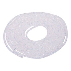 5 Yard 6mm Glitter Sequins Rope Sequins Rhinestone Cord Clear White