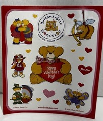 VTG HTF Build-A-Bear Stickers Booklet Valentine’s Day Collector’s Series #34
