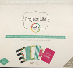 NEW BECKY HIGGINS PROJECT LIFE FAVORITE THINGS CORE KIT 616 SCRAPBOOKING CARDS