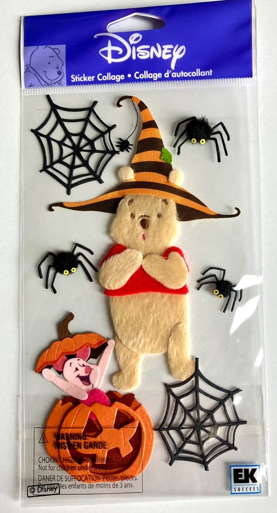 Jolee’s Disney Pooh, Piglet, Eeyore & Tigger Stickers, You Pick, Some RARE!