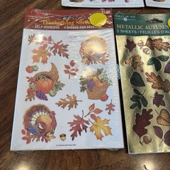 Scented Stickers Vtg Stickers Fall Flowers Floral Lot Of 5 Packs 4 New 1 Open