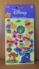 Vintage Sandylion Stickers Winnie The Pooh Tigger Maxi Sheet New Pack 2 Sheets