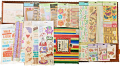 Vintage K & Company Scrapbook Stickers Embellishments Album Paper Pads -23 pks