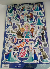 Disney Elsa Frozen 150 Stickers Kids Puffy Glitter Foil Glossy Sticker Book 3+