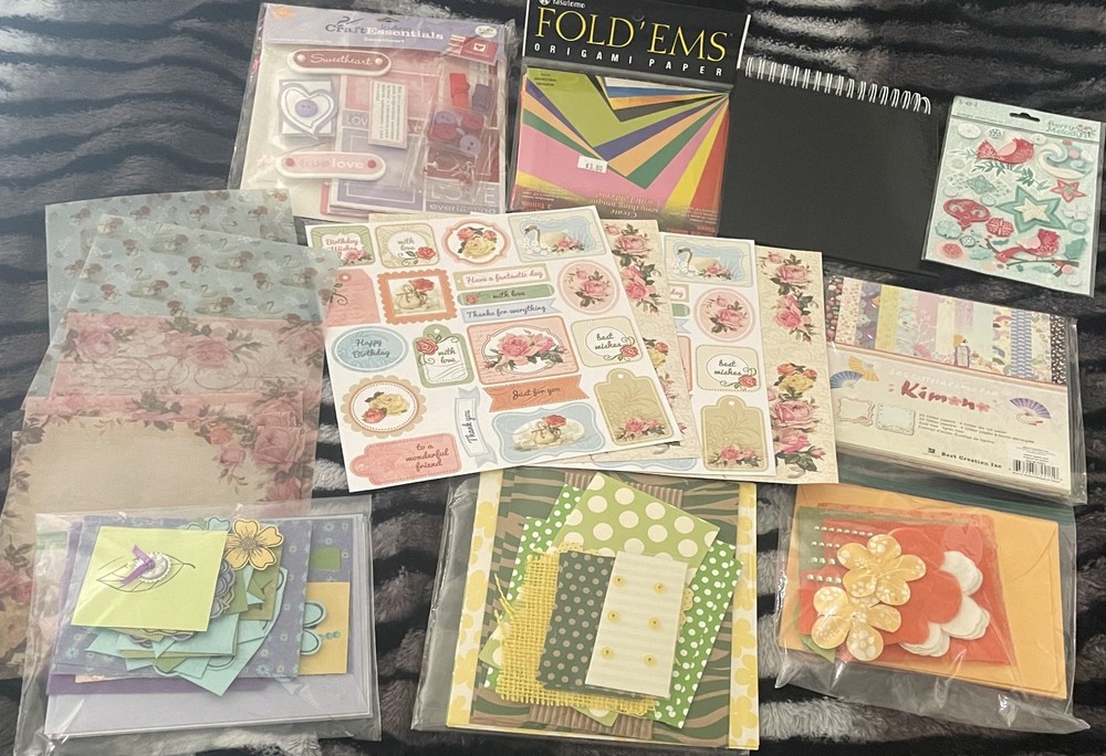 Assorted Goodies Scrapbooking & Card Making Supplies