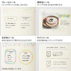 MIDORI Stickers, «Yuru Log My Life» design, 2 stickers per pack, 82675006