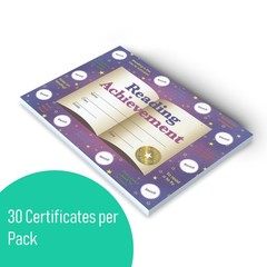 Reading Achievement StickToIt Reward Certificate 81/2×11 Inch Multi School