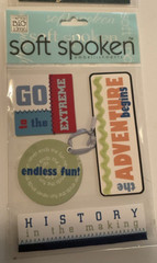 WOW NICE! Lot of 4 MAMBI Soft Spoken 3D stickers BOY / DAD Theme Fast Fair Ship!
