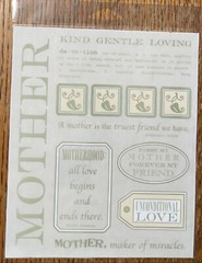 Lot Of 6 SRM Grandfather Grandmother Father Mother Brother Loving Memory Sticker