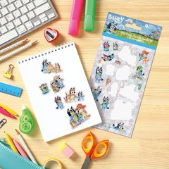 Bluey and Bingo Sticker Sheet Standard, and Holographic 4 Sheets of stickers