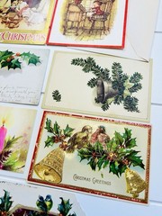 VTG Christmas Ephemera Junk Journaling Victorian Elf Fairy Crafting Pack 70 Pcs