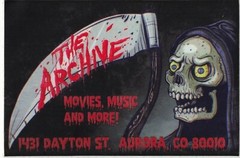 Vinegar Syndrome Sticker The Archive Former Aurora, CO Location 2.75 x 4 inches