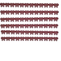 Creative Memories Candy Cane Chain 12” Scrapbook Christmas Border, 5 Pcs