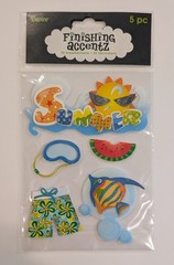 Summer Vacation Beach Pool Swimming Scrapbooking Stickers By Darice