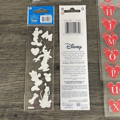 Disney Mickey Mouse and Friends Scrapbooking Stickers~Lot of 5 Packs~NEW