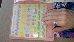 Vintage Mrs. Grossmans Stickers Happy Easter lot of 3 Large Sheets READ