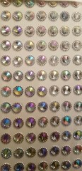 CraftbuddyUS 14 Packs of 8mm Aurora Borealis Beaded Gems