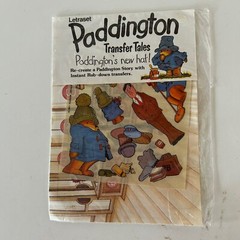 Vintage Letraset Paddington Bear Transfer Tales Rub Down On 1976 U.K. Sealed