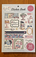Unused -Carta Bella MY FAVORITE THINGS Sticker Book~Beautiful!