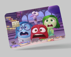 INSIDE OUT , 2 pc credit card skin & DEBIT CARD,TROLLEY & GYM