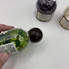 Boutique Fleur Mini Round Gems Lot Of 3 Green, Purple, White