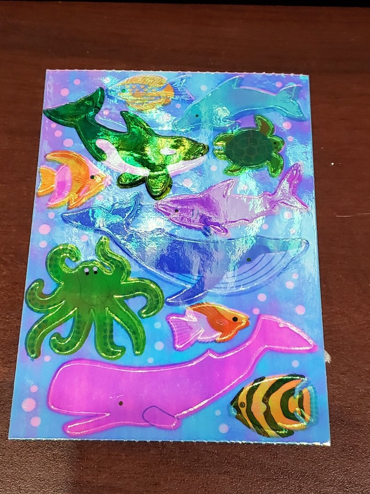 Sandylion Mother of Pearl Mini Maxi UNDERSEA ANIMALS whales turtle octopus fish