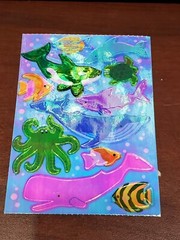Sandylion Mother of Pearl Mini Maxi UNDERSEA ANIMALS whales turtle octopus fish