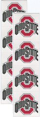 Ohio State University BUCKEYES 8/pk NCAA Logo Scrapbook Stickers