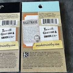 Travels and Quotes Smash List Pad 1 each and 2 New Uhu Glue Sticks LOT K&Company