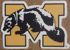 University of Michigan Wolverines die-cut decal sticker
