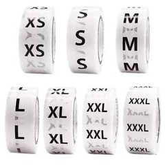 3500 PCS Clothing Size Stickers,Round Self Adhesive Size Stickers Labels,Whit…