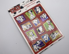 101 Dalmations~Disney~Hallmark~Stickers~4 Sheets~Puppies~48 Stickers~NEW~NIP