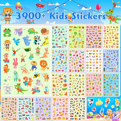 3900+ Stickers for Kids, 108 Sheets Reward Cute Stickers for Toddlers Students P