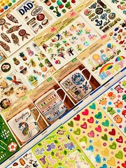 998 Stickers, Bold & Bright Sparkle Photo Album accents Arts & Crafts decoration