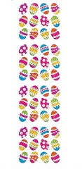 JILLSON & ROBERTS HAMBLY STICKERS PRISMATIC SHEET MINI / SMALL EASTER EGGS
