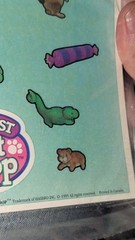 Vintage Littlest Pet Shop Reusable Stickers With Storyboard Lot Of 3 Packages