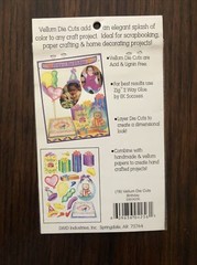 Paper Reflections Vellum Die Cuts Birthday Stickers