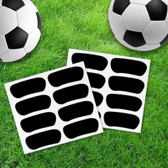 200 Count Sports Eye Black Stickers Set with Erasable Pencils for Game Day